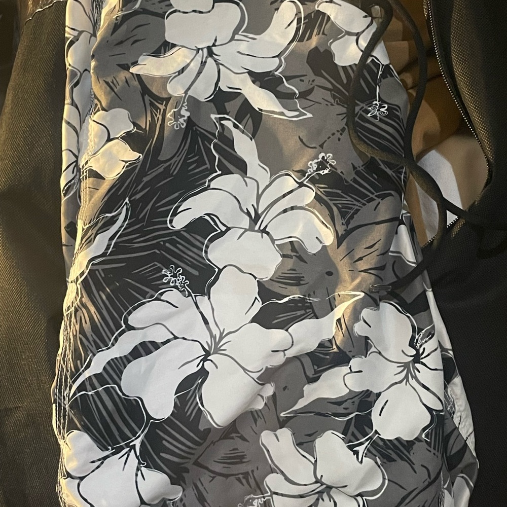 Used swimming trunks from target, stylish and I’ll sell for $8. Size 30